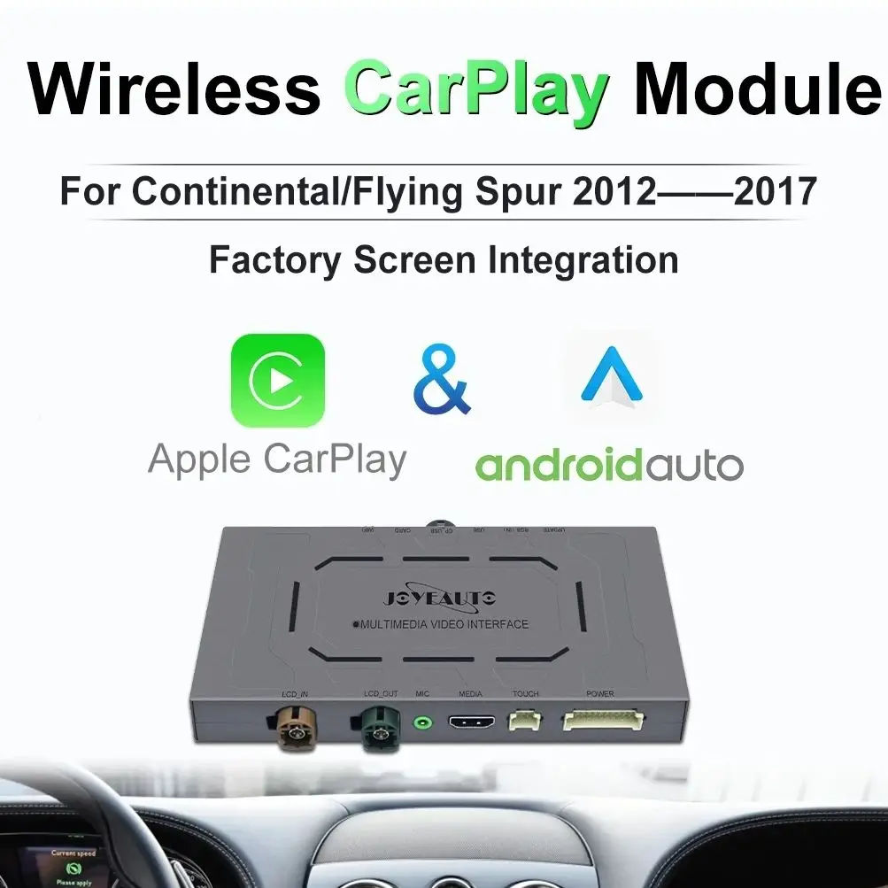 

JoyeAuto Wireless Apple Carplay For Bentley Flying Spur Continental 2012-2017 Android Auto Mirror Link Car Play Navigation Box