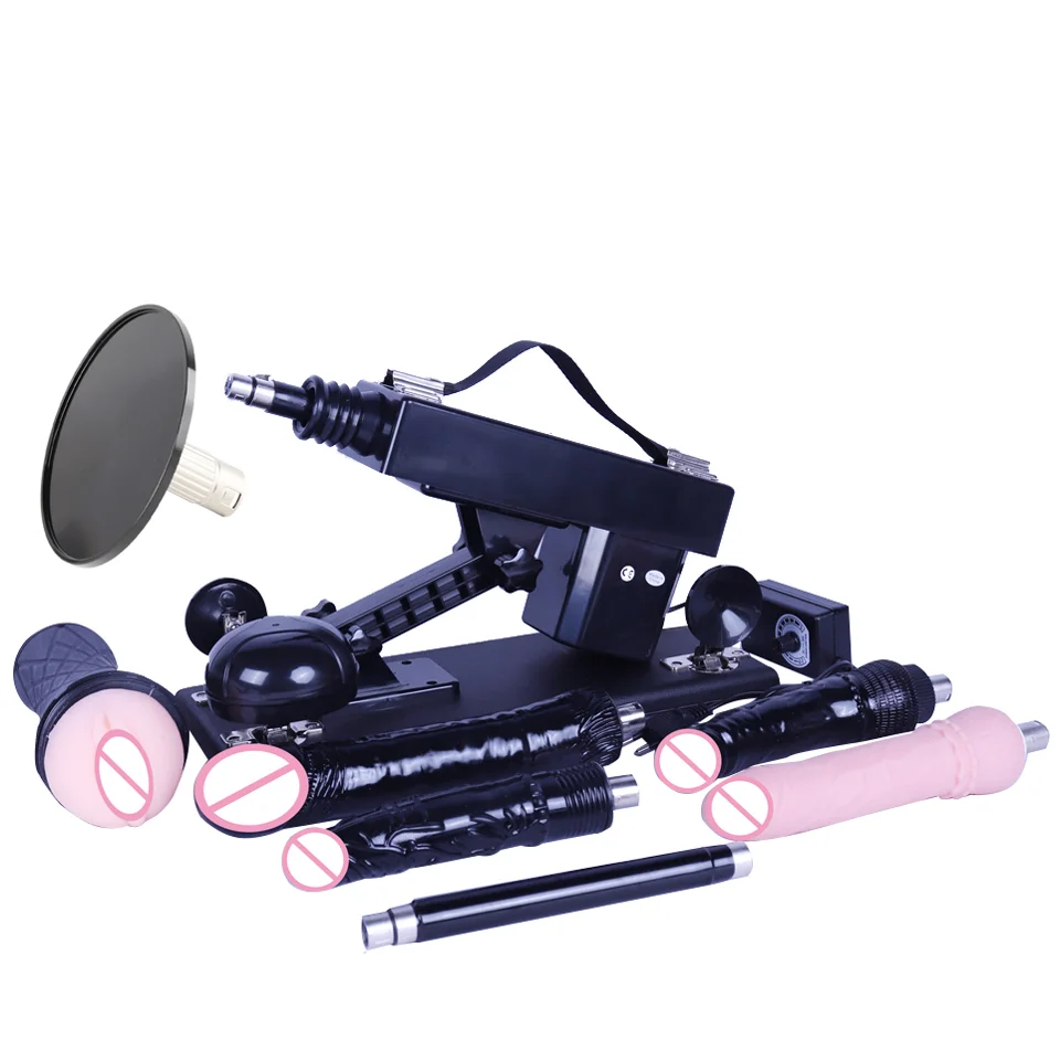 Automatic A2 Sex Machine Female With Suction Cup 3XLR Interface