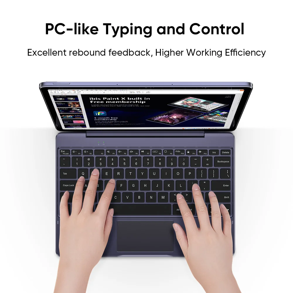 XPPen Smart Keyboard 0 to 175 Degrees Flexible Angle for Magic Drawing Pad Quick connection No Bluetooth or Cables 4