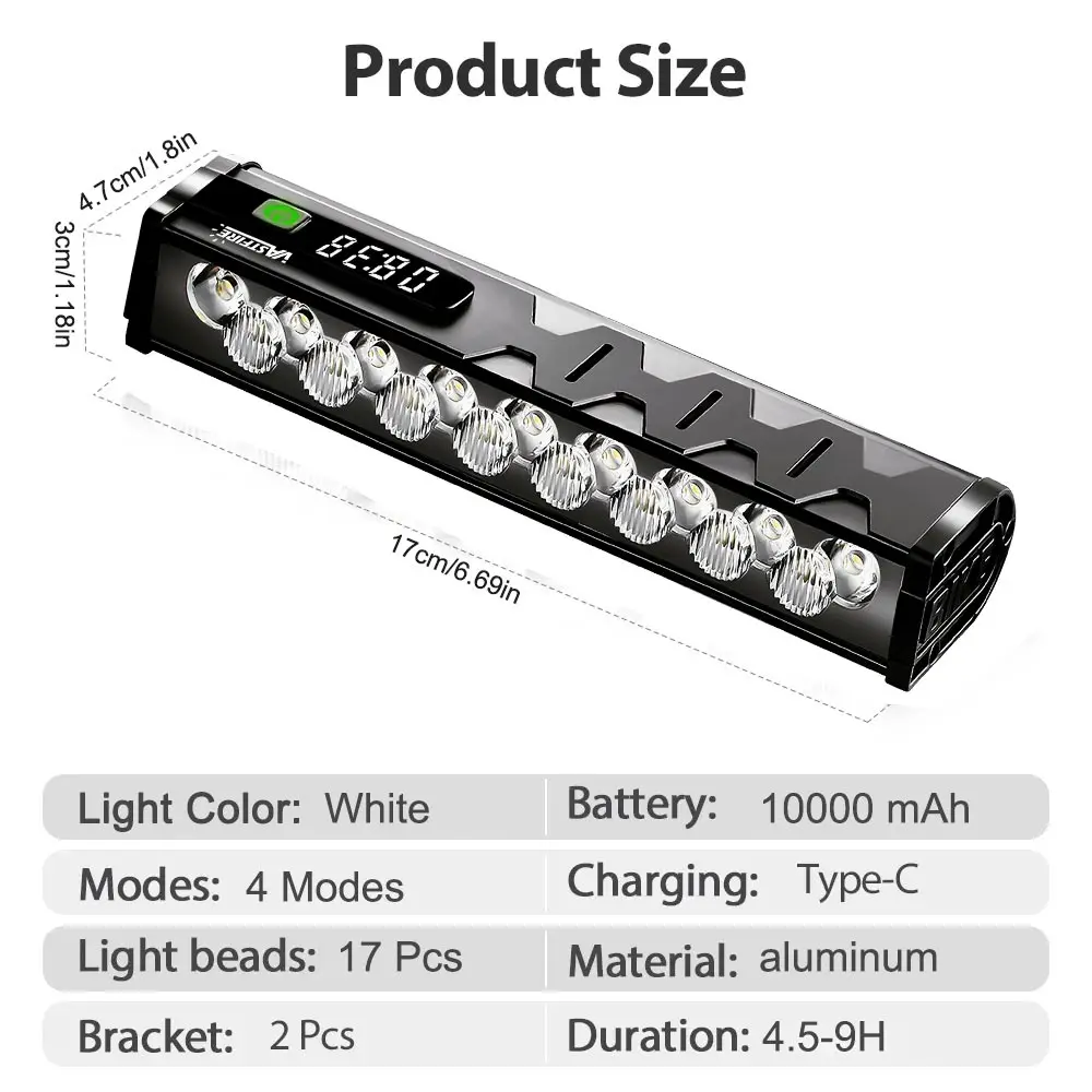 VASTFIRE Bike Light
