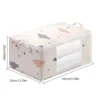 Large Capacity Clothes Storage Bag Organizer With Reinforced Handle Suitable For Blankets Bedding Foldable With Sturdy Zipper 6