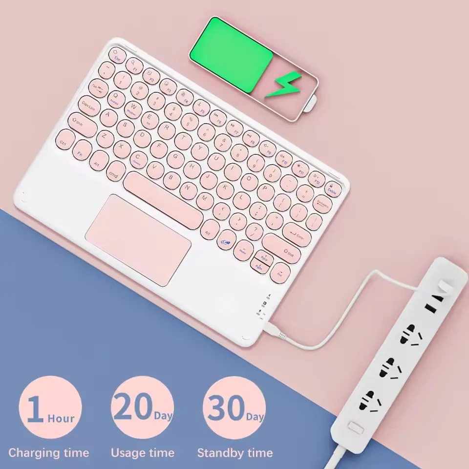 Universal Touch Keyboard for IPad Air 13 11 M3 11th 11 Inch A16 Pro Tablet Keyboard for Huawei Samsung Bluetooth