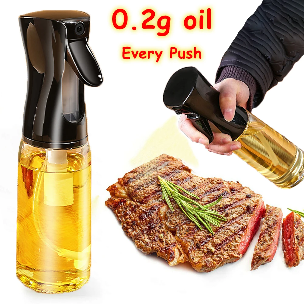 Pulverizador de aceite para cocina, pulverizador para barbacoa, Camping,  difusor de aceite de oliva, 200/300ml - AliExpress