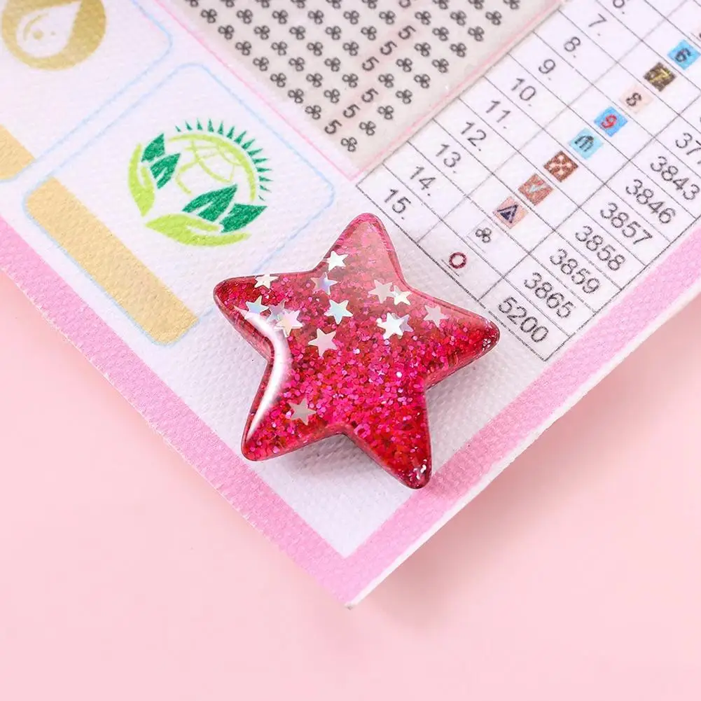 Diamond Painting Accessories Love Heart Magnet Cover Minders 5D DIY Diamond Embroidery Accessories Canvas Protective film Fixing Tool P4I3