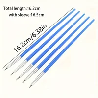 100pcs Paint Brushes Set for Kids Acrylic with Flat Round Pointed Paint Brushes Craft Watercolor Oil Painting Brushes 2