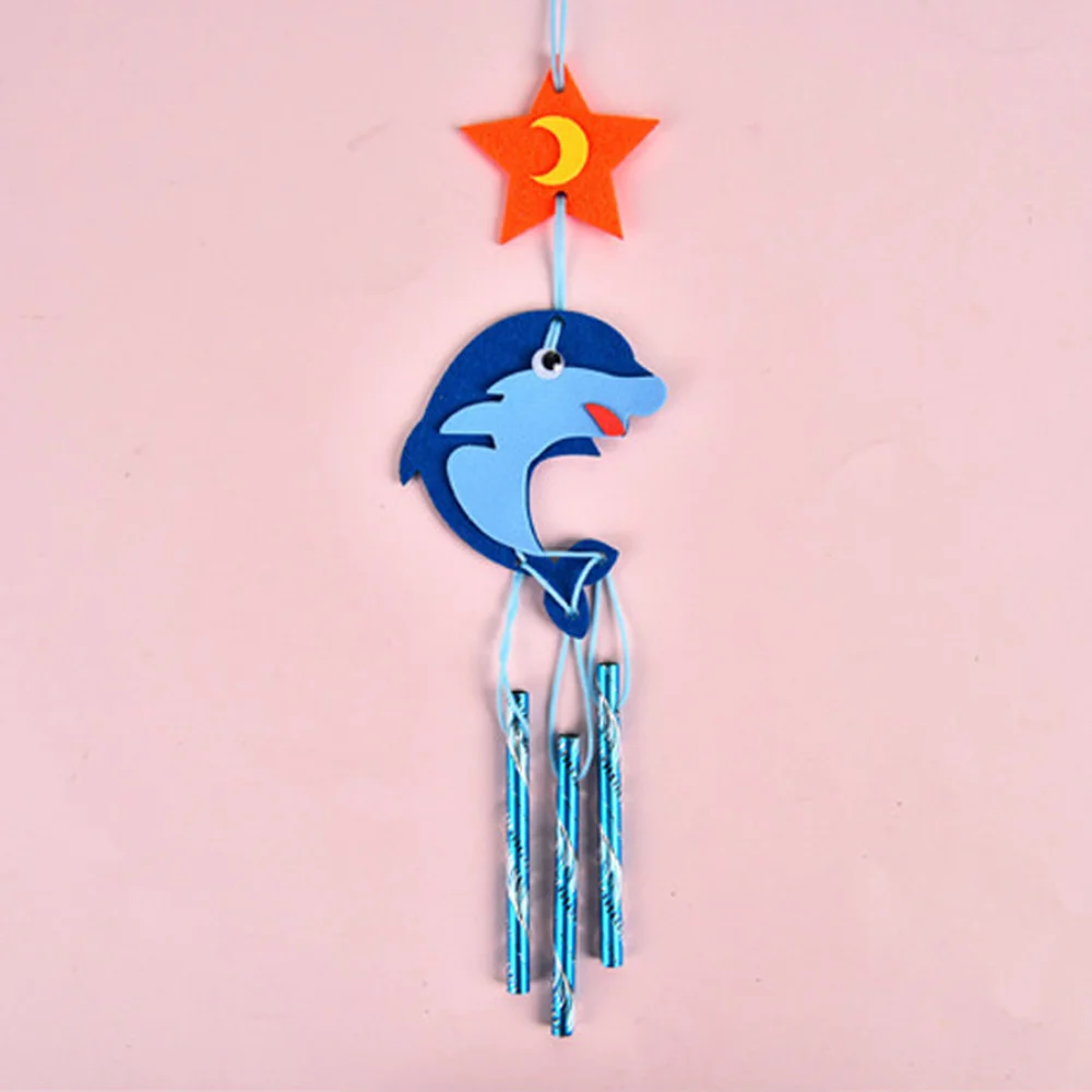 4pc Kawaii Cartoon Wind Chimes 50x10cm Kids Toys DIY Wind Chimes Kids Room Decoration Spinner Campanula Home Decor Birthday Gift