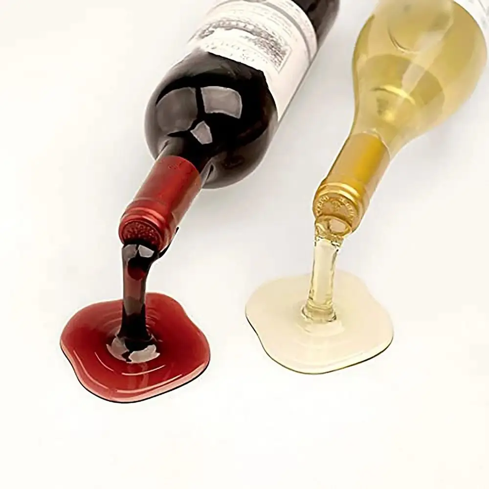 Creative Wine Bottle Holder Stand - Unique and Fun ABS Display