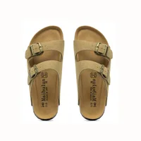 Multi Color Men Casual Cork Slippers Couples Cozy Beach Slides Women's Flats Girls Outdoor Walking Shoes Nubuck Leather Sandals - Image 2