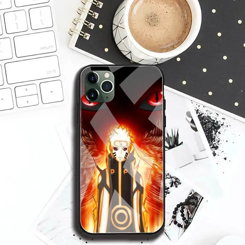 11 phone case Bandai Uzumaki Naruto Phone Case Tempered Glass For iPhone 13 12 Mini 11 Pro XR XS MAX 8 X 7 Plus SE 2020 Soft Cover phone cases for iphone 11