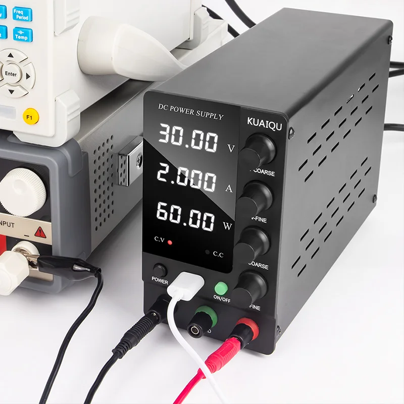 Adjustable Dc Lab Power Supply 30v 10a Usb Digital Bench Power Source