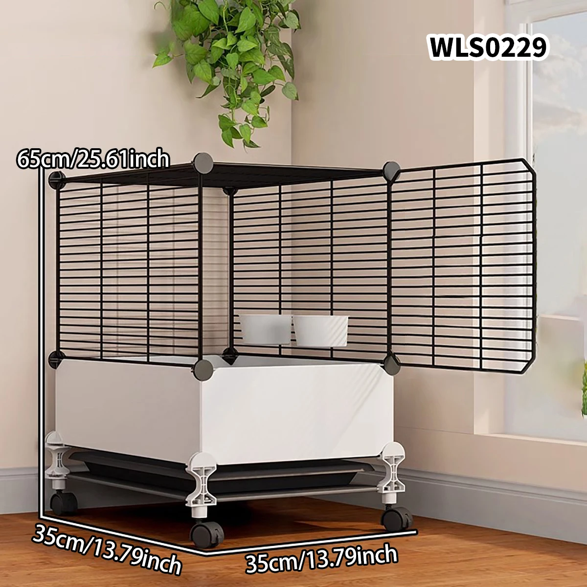 قفص طيور منزلي فاخر مع صينية كبيرة | متجر الجيل ال...