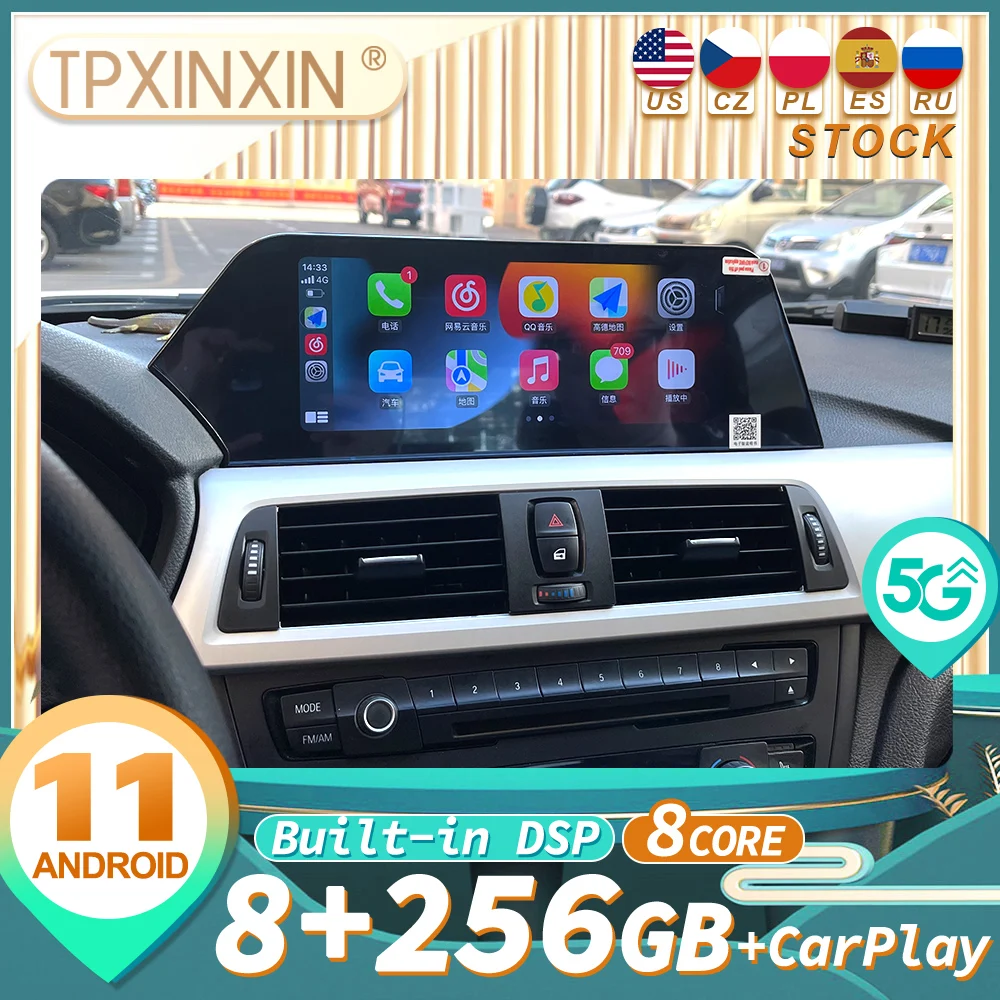 

For BMW F30 F31 F22 F34 F33 NBT 2014-2017 Android Car Stereo Radio Screen Auto Radio Player Car GPS Navigation Head Unit Carplay