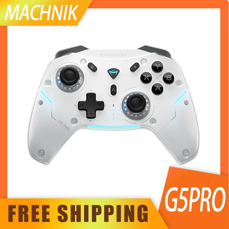 

Machenike G5 Pro Max Play Edition Tri-Mode Gamepad Hall Linear Trigger Customized Wireless Bluetooth Controller For Pc Tv Steam