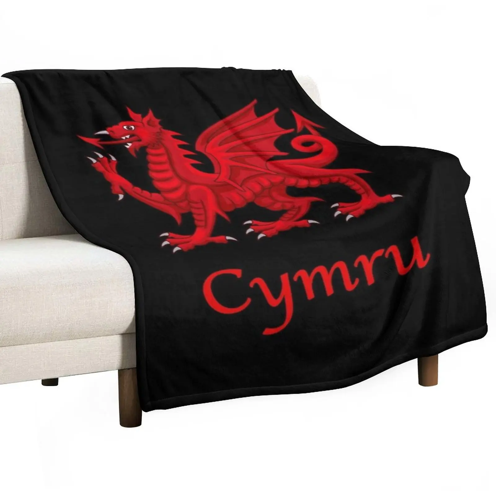

Cymru - Wales Throw Blanket Blankets For Bed Kid'S Blanket Multi-Purpose