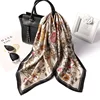 Luxury New Printed Scarves Women's Silk Scarf Spring and Summer Floral Decorations Small Neckties Hairbands Bags Wholesale 2