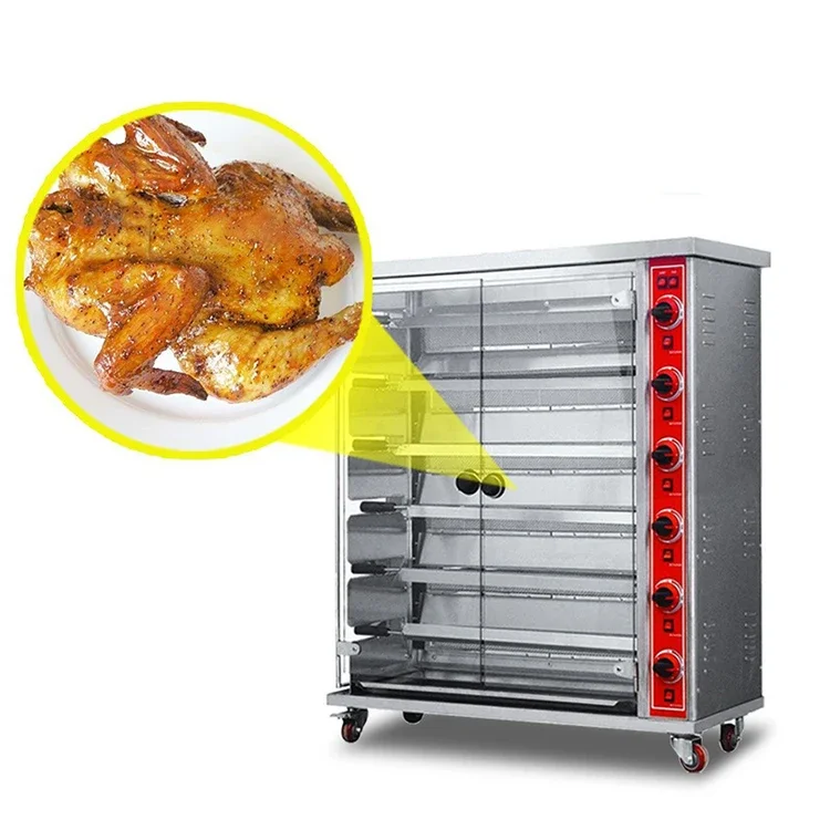 Bbq Rotisserie Chickens Arke Machine Electric Gas Bakery Restaurant Chicken Oven Roasting Rotisserie 2