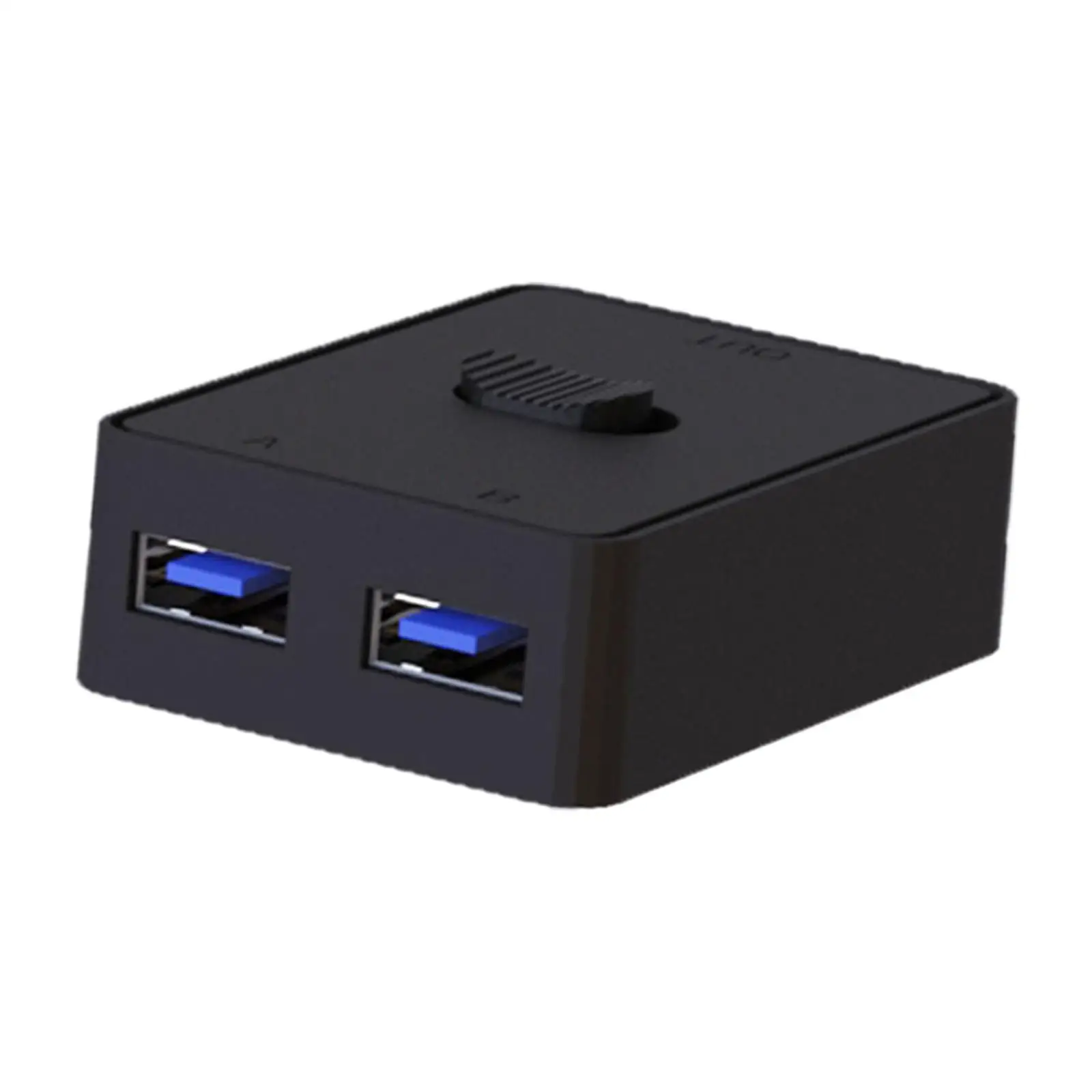 USB Printer Sharing Switch 1 in 2 or 2 in 1 Out Easy to Install High Speed Peripheral Switcher Box for Mouse PC Computer Printer