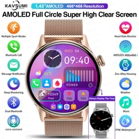 Smartwatch pour femmes AMOLED écran toujours afficher l'heure NFC IP68 étanche sport appel femmes montre intelligente pour les femmes cadran personnalisé 2