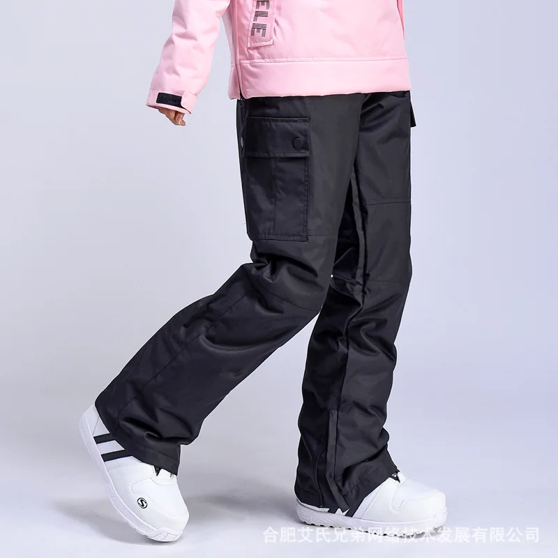Ski Trousers Windproof Waterproof Warm and Breathable Snow Pants for Men and Women Winter Snowboard Outdoor Sports Trousers