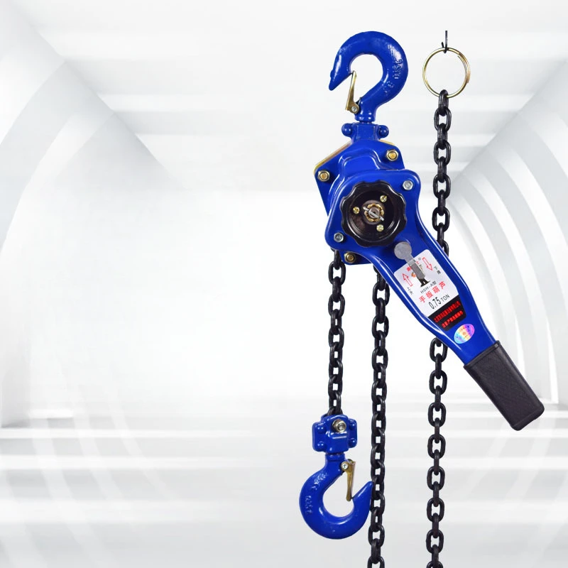 1 T Pulling Wrench Hoist Manual Lifting Chain Hoist Hand Chain Hook Portable Lever Block inverted Tightener