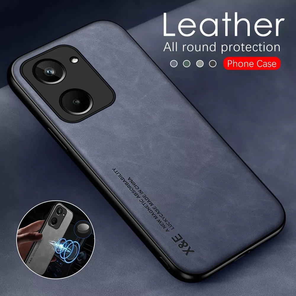 Магнитный чехол из овечьей кожи для объектива Realme 10 4G, матовый ударопрочный чехол на Realme10 Realmy Kingdom Realmi 10 4G RMX3630 6,4