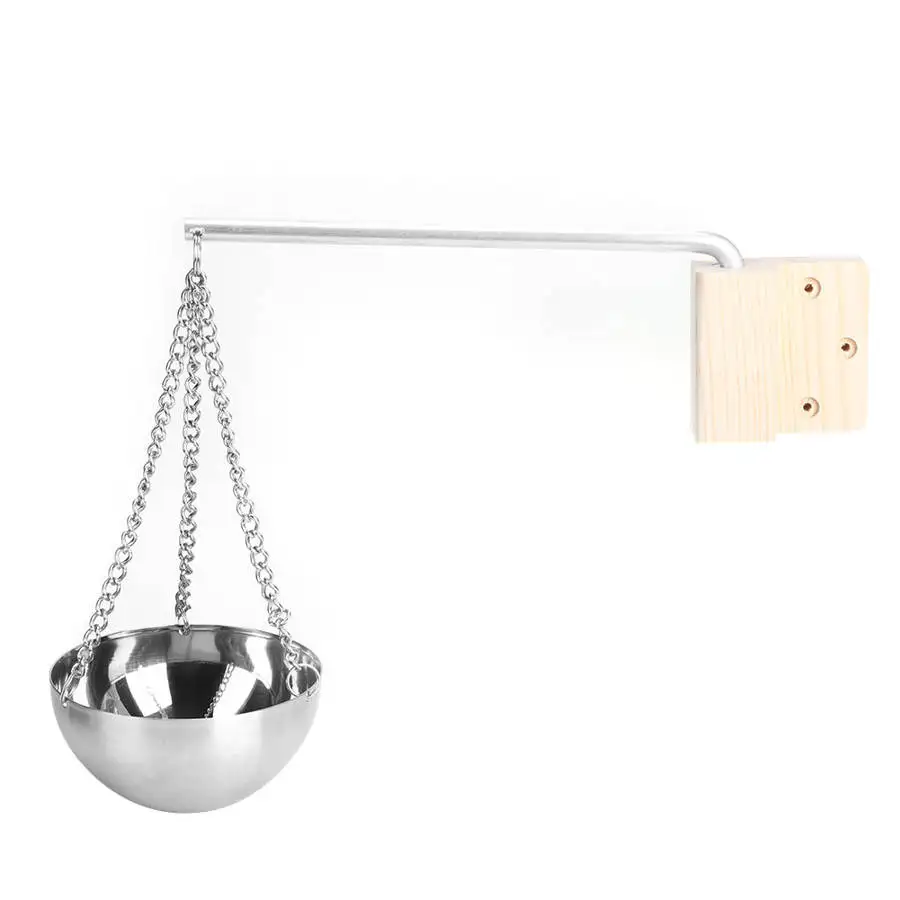 Stainless Steel Sauna Bowl Aroma Bowl Cup Essential Oil Bowl Sauna Room Accessories Aromatherapy Essential Oil Bowl Steam Room 4