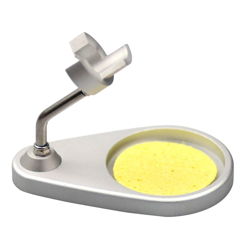 

Electric Soldering Iron Stand Support Holder Base for M8 P9 Handle Metal Solder Support Station Soldering Aluminum Alloy