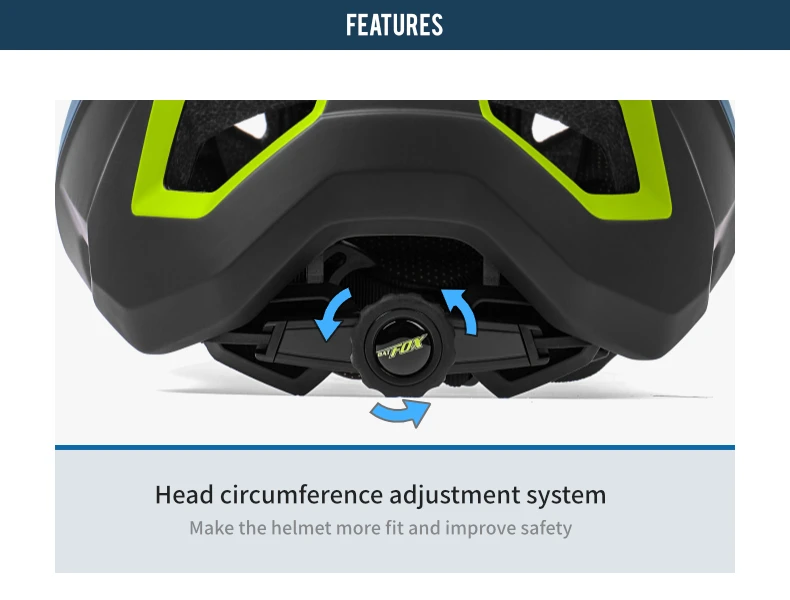 BATFOX Road MTB Helm Fahrradhelm Casco Fahrrad Sicherheitskappe Sportausrüstung Männer Frauen Integral geformte MTB Fahrradhelme – Detail 9