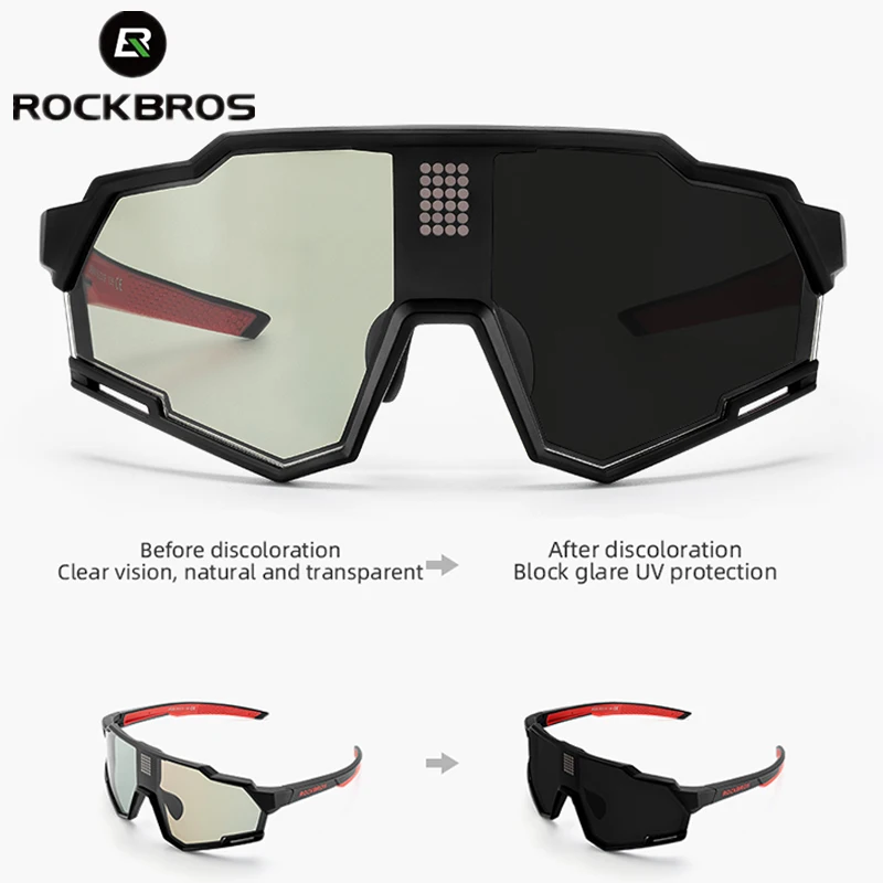 ROCKBROSSmartLCDPhotochromicGlassesCyclingPolarizedGlassesUV400