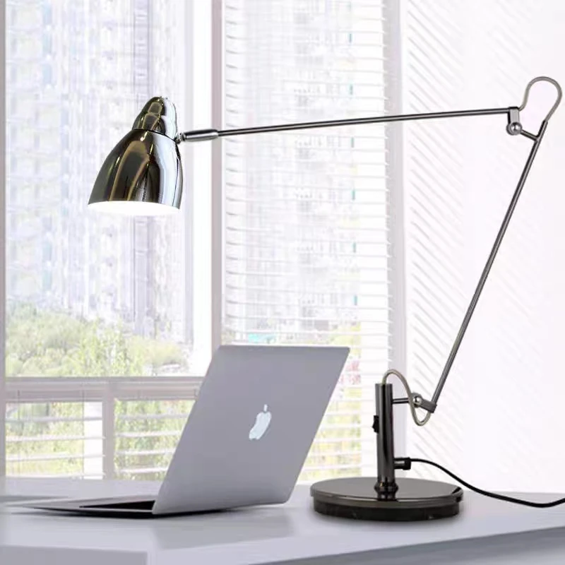 

LED Long Arm Folding Eye Protection Table Lamp Work Study Bedroom Reading Writing Table Lamp American Desk Lights Free Shipping