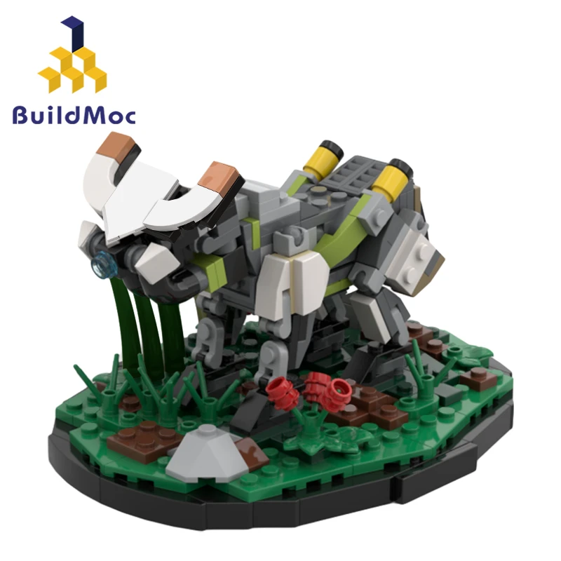 Buildmoc Horizoned Small Cow-Like Machine Robots Moc Set Building Blocks Kits Toys For Children Kids Gifts Toy 339Pcs Bricks Alx Shirtdays
