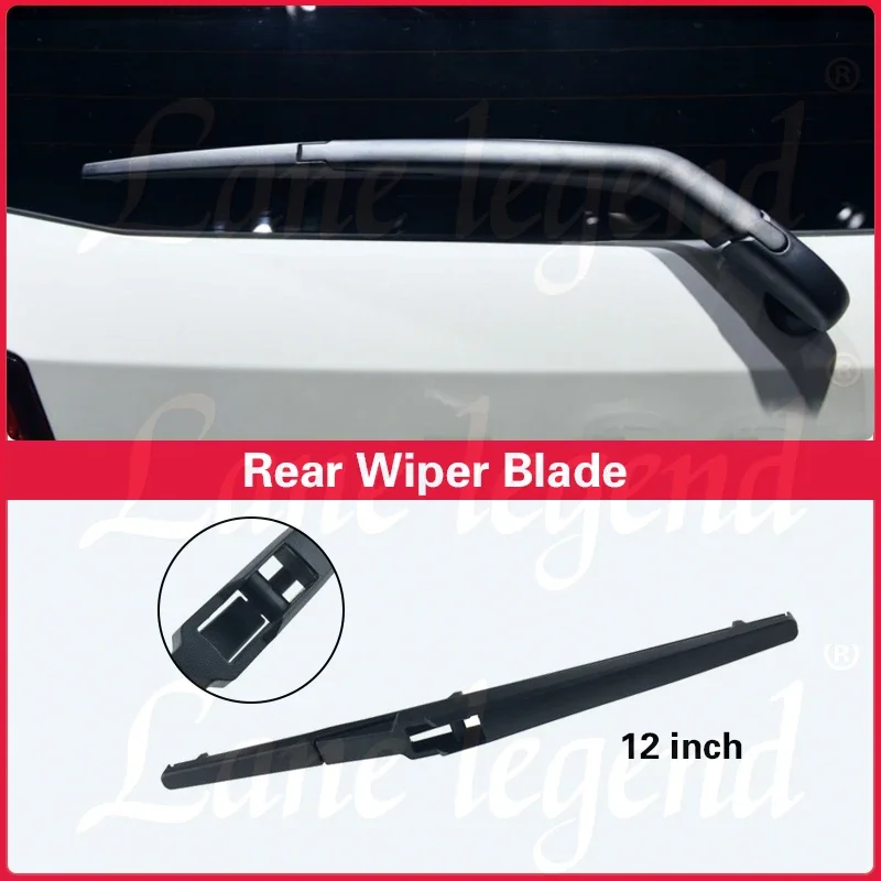 All-Weather Front and Rear Windshield Wiper Blades - 3-Piece Set