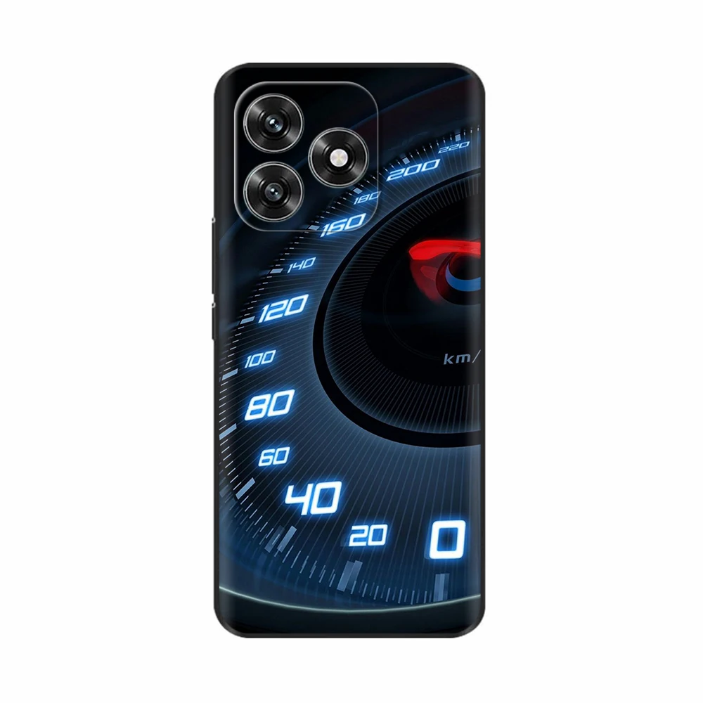 Black Silicone Shockproof Phone Case - Soft Back Cover and Protective Shell