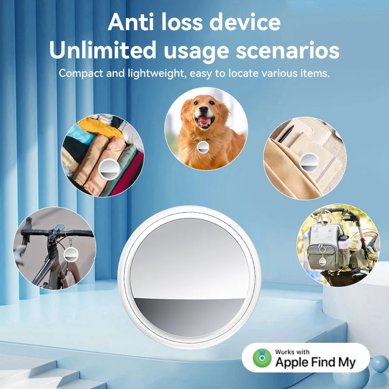 Mini GPS Tracker TX02 Smart Airtag Work With Apple Find My APP Realtime Locator For Pet Key Kids Wallet Finder For iOS System gps locator key finder anti lost tracker anti lose tracker item locator anti lost locator key chain locator