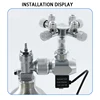 Stainless steel multi-channel Aquarium CO2 separator distributor check valve fish tank CO2 generator CO2 regulator accessories 5