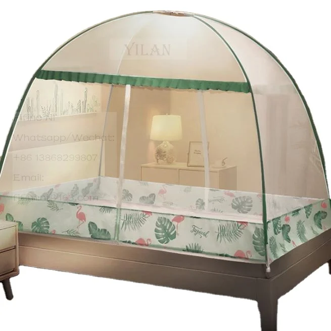 

Yurt popular decoration fashionable mosquito net free of installation