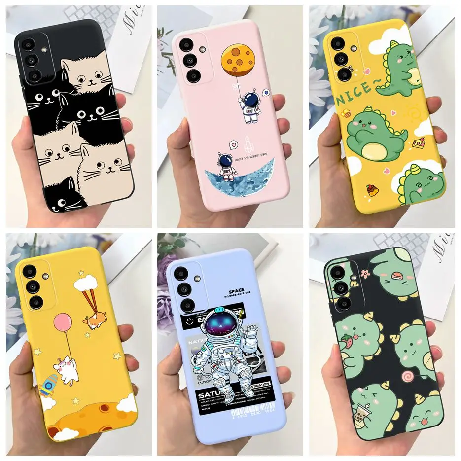 Per Samsung Galaxy A14 5G Custodia A24 A34 A54 Cute Cartoon Cover Custodia Morbida In Silicone Per Galaxy A54 Samsung A14 A 24 34 Paraurti