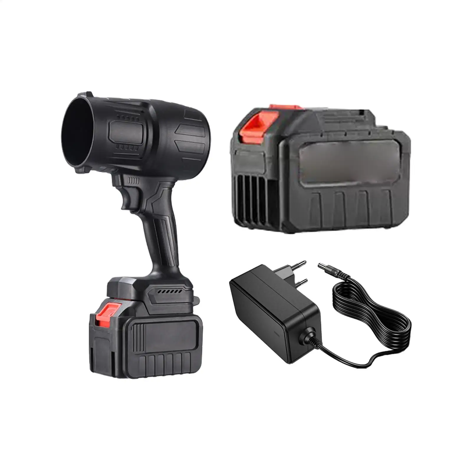 잎 송풍기 휴대용 6000mAh 공기 살포기 자동차 용 충전식 19000RPM 자동차..