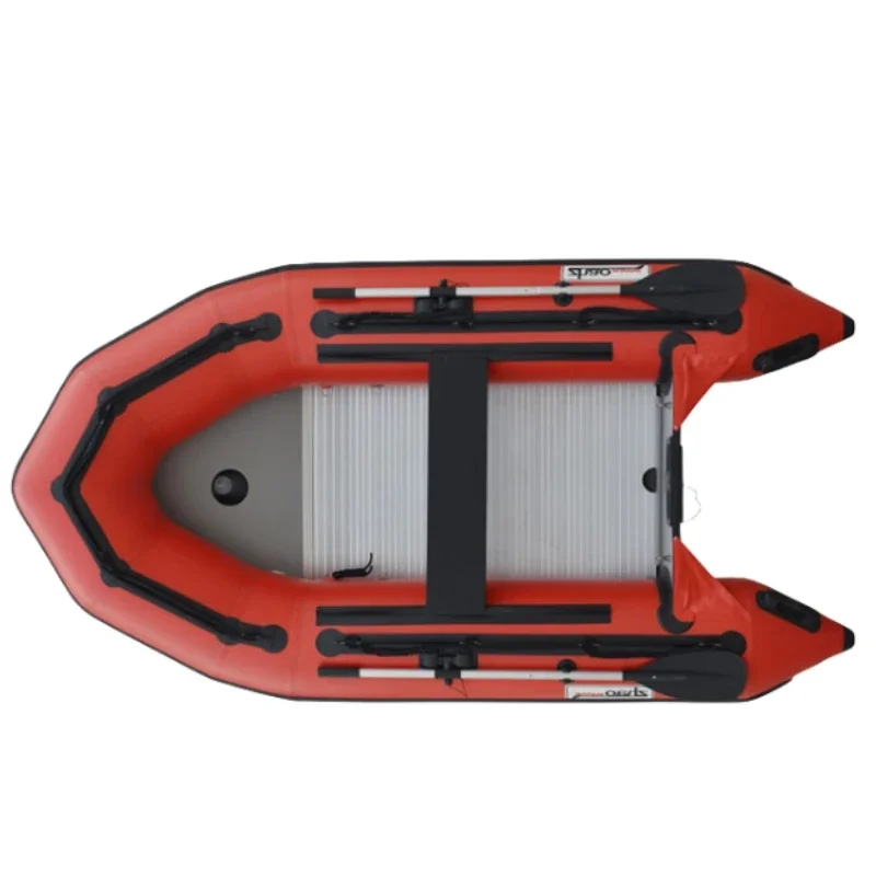 High quality pvc heavy duty inflatable boat 5person rowing boat