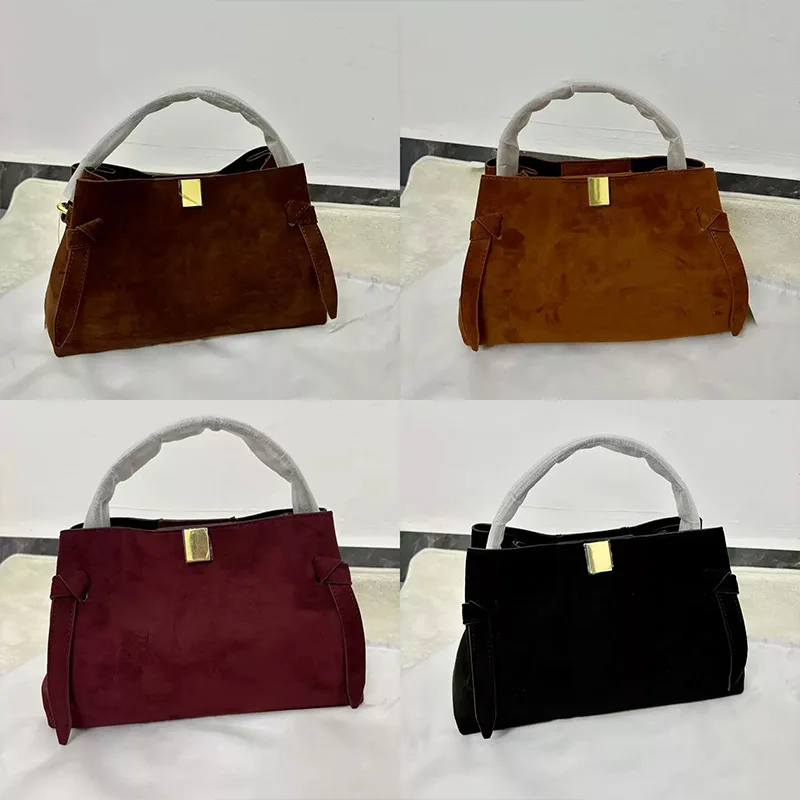 2025 Fashion New Suede Design Shoulder Strap Designer High-end Commuter Women's Off-Road Tote Wallet Luxury Brand Bag card holde