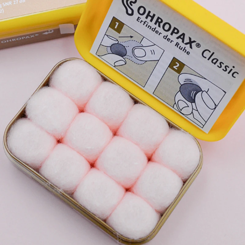 6pairs Classic Wax Earplugs Comfortable Traval Sleeping Noise Reduction foam earplugs silicone earplugs