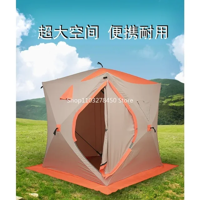 따뜻한 겨울 낚시를 위한 완벽한 텐트