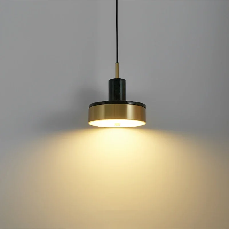 

Simple Pendant Light Natural Marble LED Lamp Home Decor Living Room Bedroom Restaurant Bar Hotel Nordic Decorative Chandelier