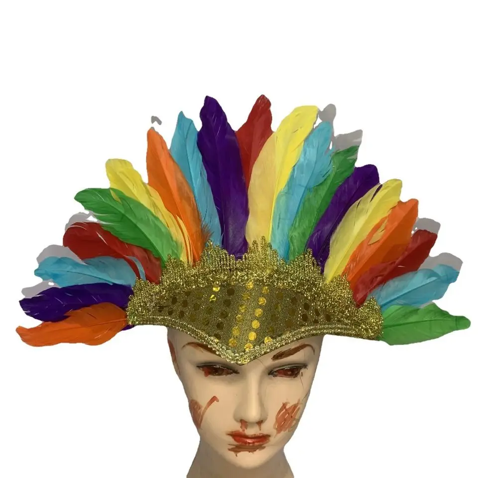 HUVZOR 2 Paia Piume per Capelli, Fermaglio Capelli Piuma alla Moda, Piume Capelli Accessori alla Vintage, Fermaglio Cigno, per Donne e Ragazze, Carnevale, Feste in Maschera, Cene (Bianco/Nero