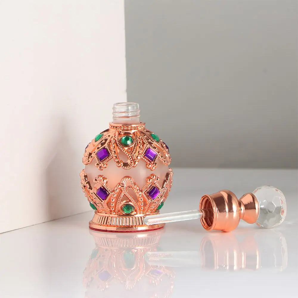 

Fashion Professional Arab Style Vintage Weeding Decoration Perfume Container Empty Bottle Refillable Bottles Perfume Bottle