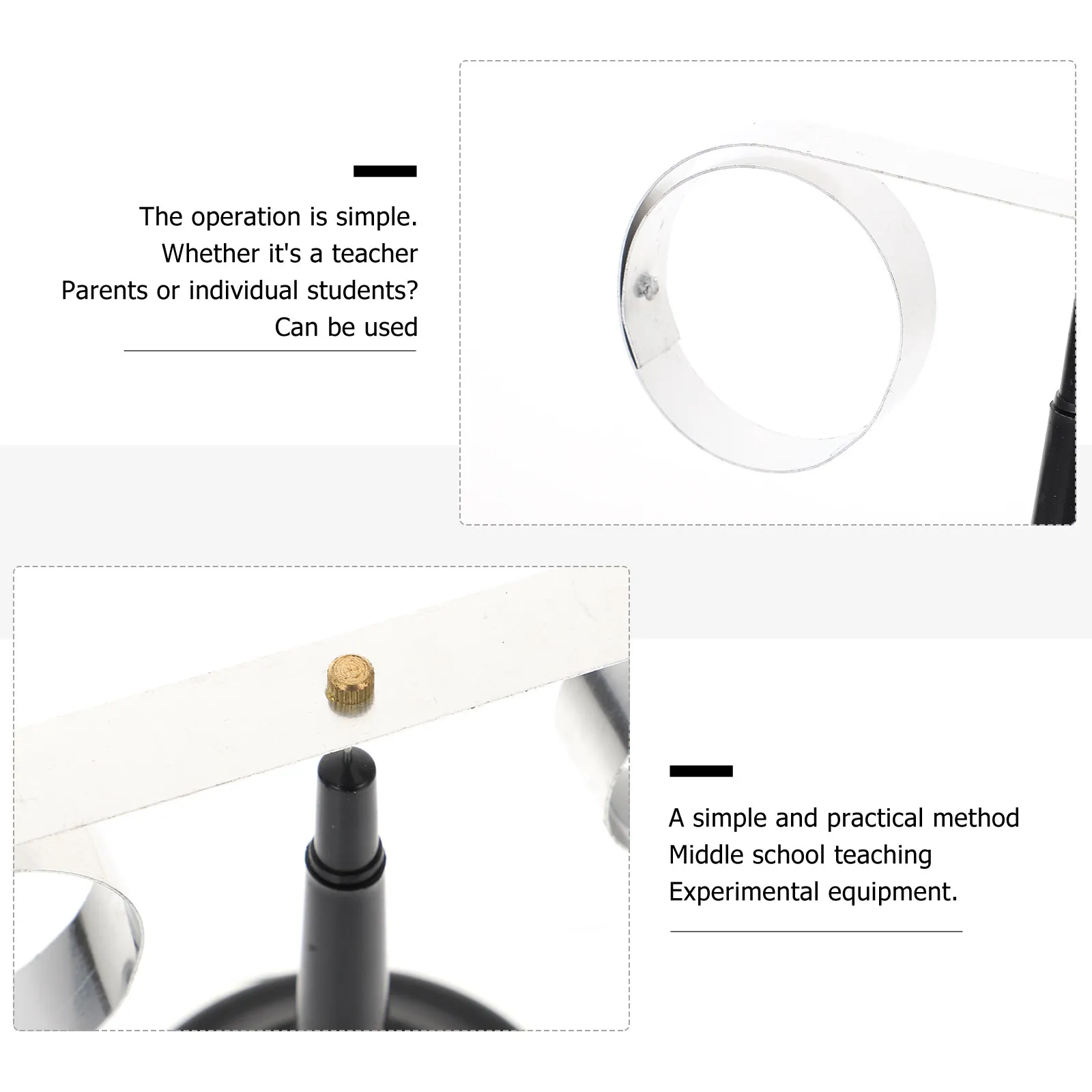 1Pcs 렌즈 법칙 시연기 물리학 교육용 교구 교실 실험실 사용을 위한 간단하고 직관적인 렌즈 법칙 시연 장비