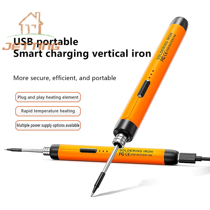 

5V 8W USB Soldering Iron Set Mini Portable Home Welding Solder Repair Tools Adjustable Temperature Soldering Iron Kit