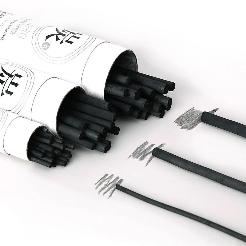 木炭画「工具の手触り」 Amazon.co.jp: 画用木炭 10本セット チャコール 芯