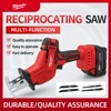 Milwaukee Cordless Electric Reciprocating Saw Household Small Handheld Logging Horse Knife Saw Outdoor Cutting Electric Saw 1