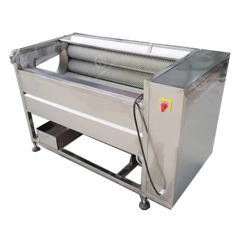 

Ginger Brush Cleaning Machine SUS 304 Ginger Washing Machine Ginger Peeling Machine